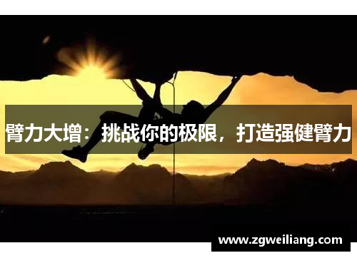 臂力大增:挑战你的极限,打造强健臂力 臂力大增:挑战你的极限,打造强健臂力